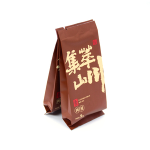 Custom Printed Food Grade Aluminum Foil Side Gusset Tea Pouch With Easy Tear Notch <strong>Laminated</strong> Packaging <strong>Bag</strong> for Tea - Product Image 2