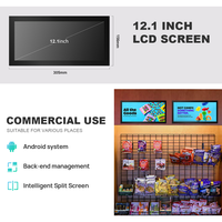 Pantalla LCD de Barra para Publicidad, 700nits, Android WIFI, para Colgar en Paredes de Estaciones de Metro y Aeropuertos, ODM OEM