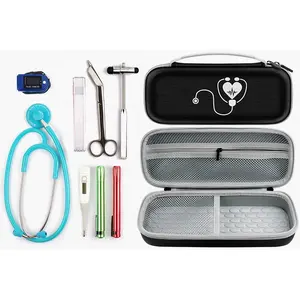 Étui portable de protection noir infirmière médecin convient au stéthoscope de surveillance 3M Littmann Classic III