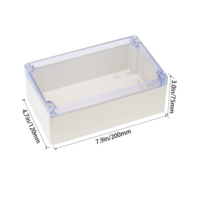 Waterproof ABS Plastic Enclosure Electronics Enclosure Junction Box Battery Box PCB Enclosure