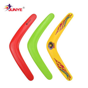 Juguetes deportivos multicolores para niños, <span class=keywords><strong>Boomerang</strong></span> de plástico en forma de V, <span class=keywords><strong>bolsa</strong></span> de plástico, <span class=keywords><strong>bolsa</strong></span> Opp, juguetes inflables de 9 pulgadas, venta al por mayor - Product Image 1