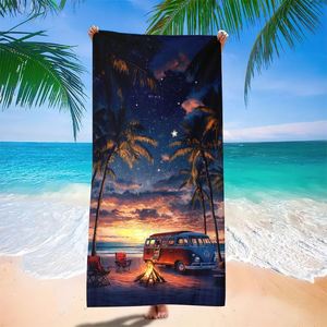 Toalla de Playa de Microfibra de Gran Tamaño, con Logotipo Personalizado, Antiarena, de Secado Rápido, Ligera, para Natación de Verano - Product Image 1