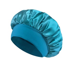 Bonnet <span class=keywords><strong>de</strong></span> nuit élastique à large bord <span class=keywords><strong>de</strong></span> couleur unie <span class=keywords><strong>pour</strong></span> adultes, bonnet <span class=keywords><strong>de</strong></span> douche tendance <span class=keywords><strong>pour</strong></span> le soin des cheveux et la beauté, bonnet <span class=keywords><strong>de</strong></span> chimiothérapie en satin <span class=keywords><strong>pour</strong></span> hommes et femmes - Product Image 6