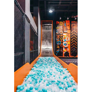 Happy Zone Indoor Adventure Park Intimidante tobogán vertical para patio interior, trampolín, parques <span class=keywords><strong>de</strong></span> aventura - Product Image 3