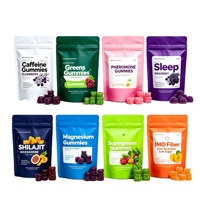 Gummies naturels de 17g pour la croissance musculaire, isolat de protéines de lactosérum, saveur fraise, gummies sportifs pour adultes, faibles en calories, sans édulcorants artificiels