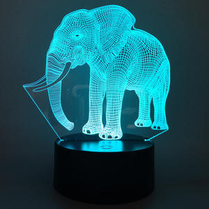 <span class=keywords><strong>3D</strong></span> LED <span class=keywords><strong>Marvel</strong></span> Lampe 7 Couleurs Changeantes Acrylique Illusion D'optique Table Nuit Lumière Chambre Décor <span class=keywords><strong>Veilleuse</strong></span> - Product Image 6