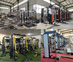 Equipo de Fitness Todo en Uno, Polea de Cable, Entrenamiento Multifuncional, Power <span class=keywords><strong>Rack</strong></span> Smith <span class=keywords><strong>con</strong></span> Torre de Pesas - Product Image 6