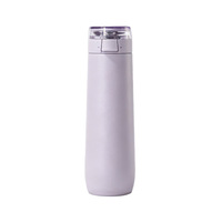 Nouvelle gourde isotherme personnalisée de 20 oz en acier inoxydable, anti-fuite, à double paroi sous vide, avec paille, pour le sport