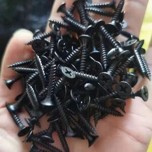 สกรูยึดแผ่นยิปซัมหัวแตรเกลียวเร็ว ชุบฟอสเฟตสีดำ สำหรับงานติดตั้งรวดเร็ว - Product Image 4