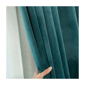 Tende di velluto del tessuto del materiale della <span class=keywords><strong>tenda</strong></span> della camera da letto su ordinazione all'ingrosso della fabbrica - Product Image 5