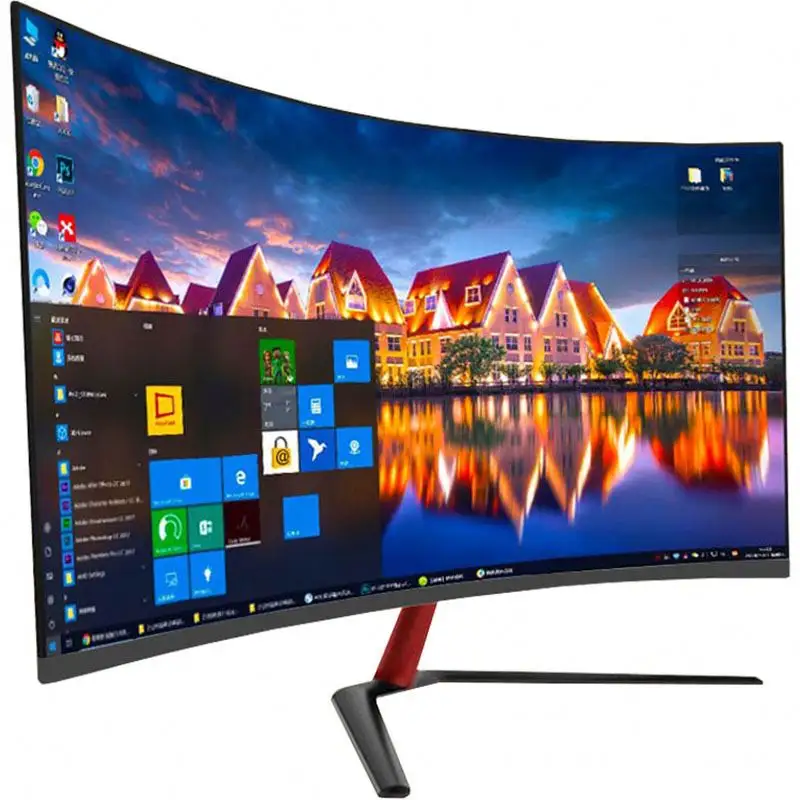 Factory Price 24" inch 75HZ Desktop Computer Screen Size TFT LED Computer Monitor with VGA AV Input