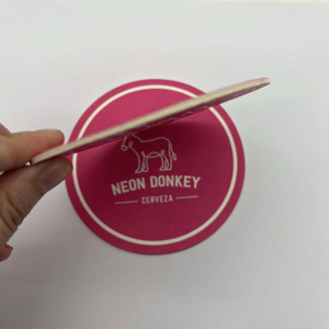 Factory Wholesale High Quality Custom Logo Printed Modern Simple Style Round Coasters for Drinks