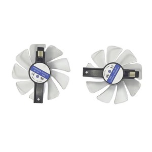 พัดลม GPU 95มม. เหมาะสำหรับ <span class=keywords><strong>RX580</strong></span> RX590แซฟไฟร์ไนโตร8ก. RX570 4ก. RX 470 4ก. GDDR5 CF1015H12D กราฟิกการ์ดพัดลมระบายความร้อน - Product Image 3