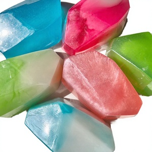 Handmade Shea Butter Whitening Skin Care <b>Soap</b> with Diamond Crystal Gemstone Solid Bar <b>Soap</b> for Body - Product Image 3