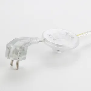 CE 18AWG 3pin Switch On-Off Control Molded Plug Stripped Ends Ready for Wiring UL Listed Lamp Cord