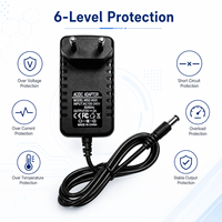 Adaptateur secteur AC/DC personnalisé 5V 2A 5,5x2,5mm avec prise EU, chargeur mural 10W pour lampe de table, éclairage sous armoire
