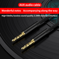 Câble d'extension audio tressé en nylon pour prise jack 3,5 mm TRS TRRS, adaptateur pour musique et appels