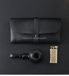 Economico Astuccio in Pelle <span class=keywords><strong>Vintage</strong></span> per Tabacco, Vassoi per Rollare, Borsa per Sigarette e Sigari, Set Regalo, Astuccio Vuoto - Product Image 3