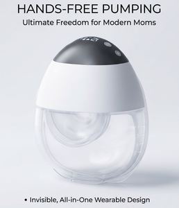 Extractor de Leche CITICITY Ultra Silencioso, Amigable con la Piel, Recargable, Manos Libres, 3 Modos, Sensible, para Madres en Periodo de Lactancia - Product Image 4