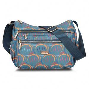 Large Capacity Waterproof Oxford Cloth Female Travel Bag Multi-Layer <b>Single</b> Shoulder Oblique Straddle <b>Flower</b> Design for Mother - Product Image 4