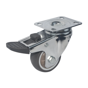 Rueda giratoria para muebles, accesorio silencioso y ligero, suave, sin marcar, <span class=keywords><strong>Tpr</strong></span>, 30mm, para estante de flores, rodamiento único - Product Image 5