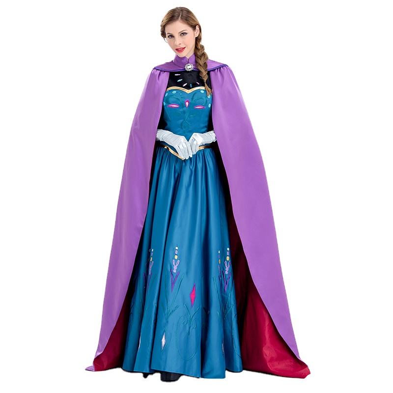 Frozen Costume Adult Anna High Quality Mascot Dress