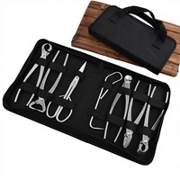 Ensemble d'outils de jardinage : Pince à joint sphérique, Coupe-émeraude, Coupe-feuilles, Outils de jardinage d'extérieur, Sac portable en tissu Oxford