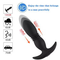 Bouchons anaux en silicone de qualité supérieure, perles vibrantes, masseur, toucher réel, 100% étanche pour hommes et femmes