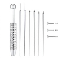 Stainless Steel Auxiliary Puncture Needle Internal-Thread Guide Rod External-Thread Connecting Insertion Traction Needle Model