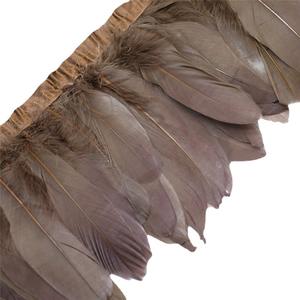 Artesanías hechas a mano, accesorios para bodas, plumas de pato de ganso teñidas naturales, adornos de patrón blanqueado para Pumas, pluma de ganso Real - Product Image 2