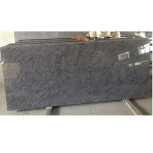 Dalles de granit bleu Bahama polies, écologiques, design moderne, pour usage hôtelier, dalles sans joint, coupées sur mesure, pierre foncée - Product Image 5