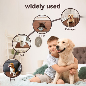 Alfombra refrescante para mascotas, alfombra rectangular tejida de ratán para dormir, cama de verano para perros y gatos, resistente a la suciedad, lavable a mano - Product Image 2