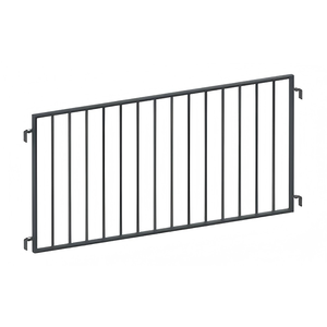 Stair Handrail - Black Square Pipe Design, Stair Railing Safety Hand Rail Support Bar Rails For Indoor And Outdoor Wall Mounted Staircase Handrails - Complete Kit (Size