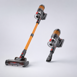 Aspirateur balai sans fil OEM ODM, moteur sans balais, aspiration 37KPa, batterie 2200mAh, autonomie 40 min, réservoir de poussière 1,2L, filtre HEPA, léger - Product Image 3