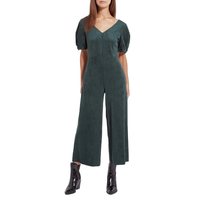 Robe de demoiselle d'honneur personnalisée Oem élégante et décontractée pour femmes Combinaison de saut en daim pour femmes