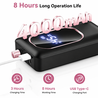Kit de manucure électrique sans fil 4000 mAh avec support de rangement et boîte de batterie rechargeable – Meilleures ventes