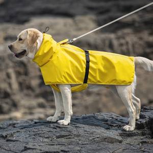 Capa de chuva impermeável para animais de estimação ao ar livre, retriever Labrador, Golden Retriever, Corgi, cães de tamanho médio a grande, à prova de intempéries, pe seco - Product Image 1