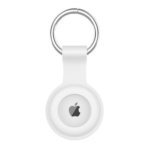 Funda protectora de silicona para Apple <span class=keywords><strong>AirTag</strong></span> y <span class=keywords><strong>iPhone</strong></span>, llavero antipérdida para rastreador de perros y gatos - Product Image 1