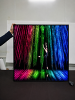 Pantalla LCD Inteligente para Publicidad en Red, Señalización Digital Metálica, Pantalla LCD Cuadrada para Promoción en Centros Comerciales y Tiendas Minoristas