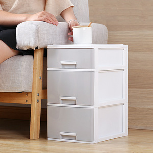 Cajonera Apilable de Plástico PP de 3 Niveles para Almacenamiento de Juguetes, Organizador Multifuncional para Armario, Color Personalizado de Fábrica, Venta al Por Mayor - Product Image 1