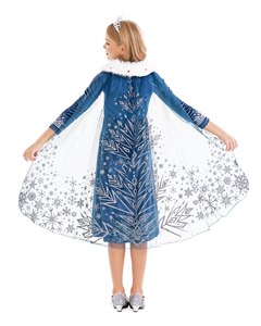 Vestido de Princesa <span class=keywords><strong>Elsa</strong></span> de Manga Larga con Lentejuelas para Niñas, <span class=keywords><strong>Disfraz</strong></span> de Navidad, Carnaval, <span class=keywords><strong>Reina</strong></span> de las Nieves, Halloween - Product Image 5