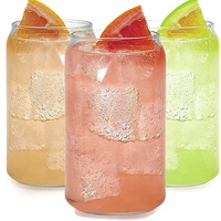 Gobelet classique en forme de canette sans BPA verres à bière en verre à vin en plastique verre pour bar