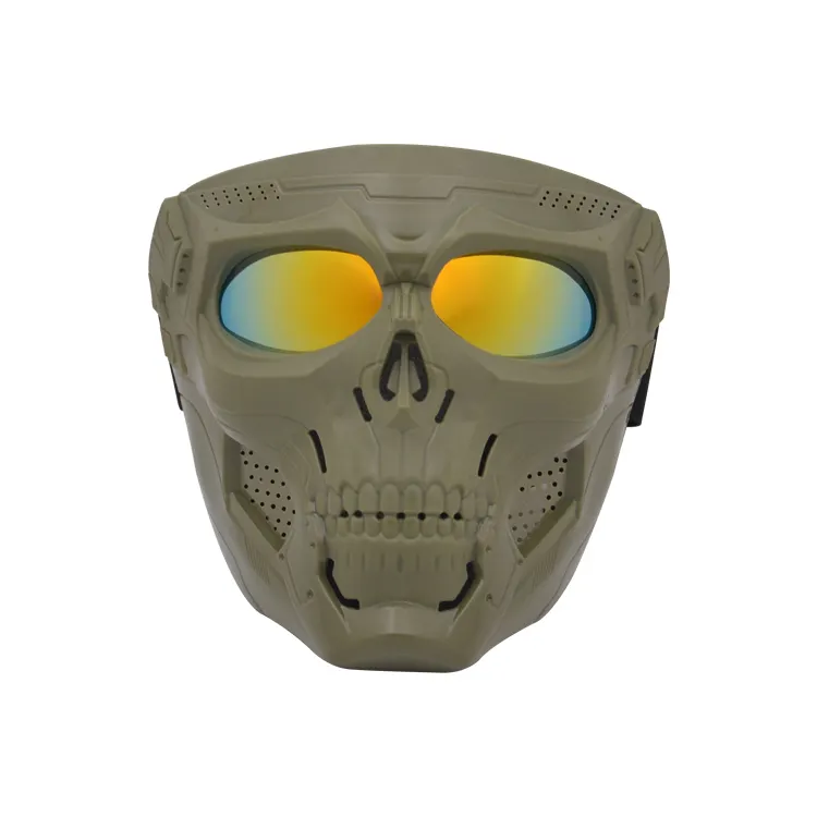 CS War-Gafas de Paintball con ventilación, mascarillas tácticas de cara completa, nuevas y transparentes