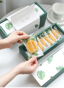 Emballage de boîte à biscuits avec logo personnalisé imprimé boîtes à biscuits recyclables en carton vert pâtisserie cuisson en gros - Product Image 5