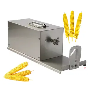 2023 New Arrivals Trade Assurance Tornado Potato Sticks Chips Machine Spiral Potato Slicer