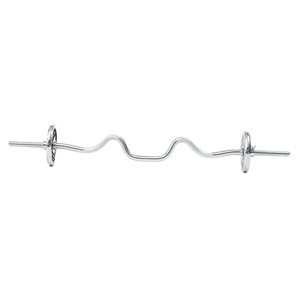 Draagbare Gym Fitness Power Lifting <span class=keywords><strong>Ez</strong></span> <span class=keywords><strong>Curl</strong></span> Stalen Barbell 25Mm Trainingsbar Met Losse Gewichten Voor Tillen En Trainen - Product Image 2