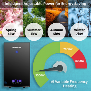 Calentador de Agua Eléctrico Instantáneo de Alta Calidad para Baño, 220v 230v, Calentamiento en 5s, el Mejor Calentador de Agua <span class=keywords><strong>sin</strong></span> Tanque - Product Image 4