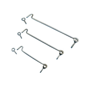 Crochet de fenêtre Hanweisong Y-140mm en acier au carbone, crochet de sécurité de style rétro pour porte et fenêtre, support fixe - Product Image 3