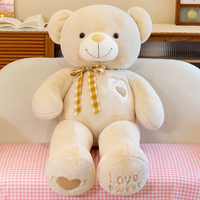 Jouet pour la Saint-Valentin, animaux en peluche doux et confortables, grand ours en peluche, personnalisation acceptable, ours en peluche