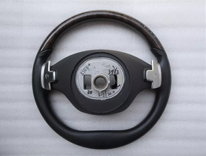 Volant de direction en cuir noir d'origine avec palettes de changement de vitesse en <span class=keywords><strong>bois</strong></span> A222 460 5503 pour MERCEDES BENZ 2014-17 S 63 600 W222 - Product Image 6